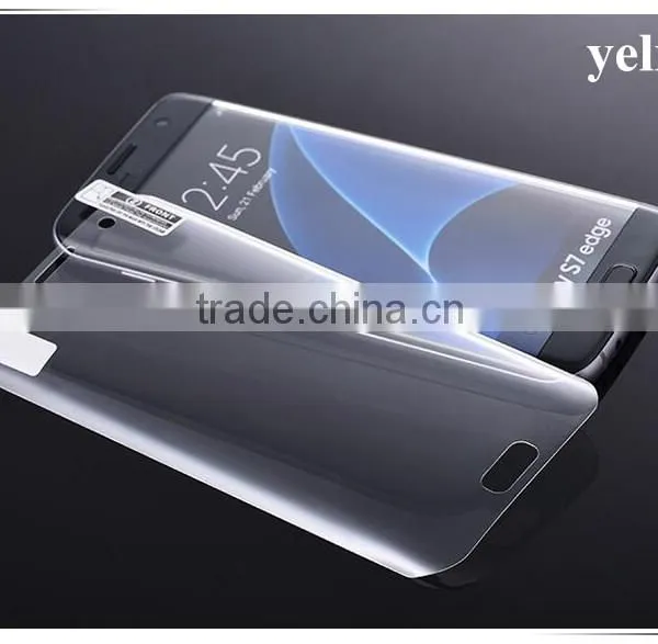 3D Curved Crystal Tempered Glass Protector for Samsung Moblie Phone Galaxy s7 Edge photo-5