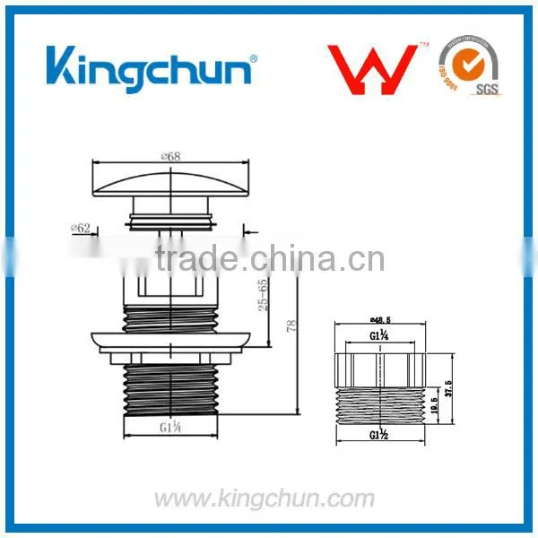 Watermark Bathroom Pop Up Waste Pop-up Waste (k801-C) photo-2