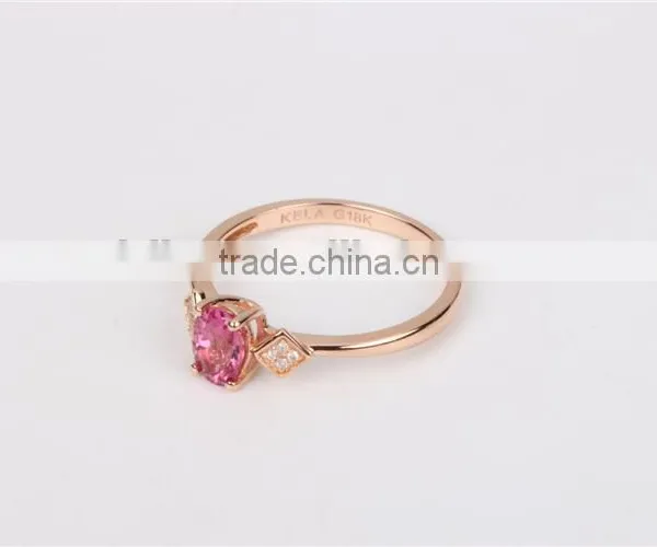 Factory Wholesale 18k Fancy Gold Gemstone Engagement Jewelry Ring Design Samples photo-3
