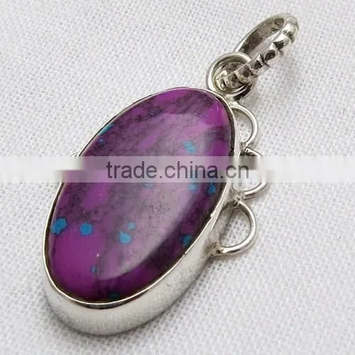 Fabulous Copper Turquoise Pendants, 925 Sterling Silver Jewellery, Silver Jewellery photo-3