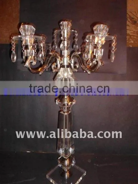 Crystal Candelabra/Antique Crystal Candelabra/wedding Candelabra