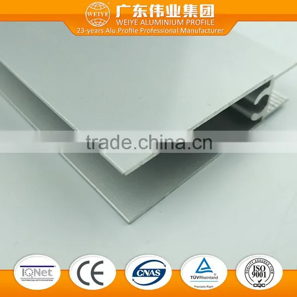 China Electrophoresis Anodized Silver Extrusion Aluminium Profile for Window photo-4