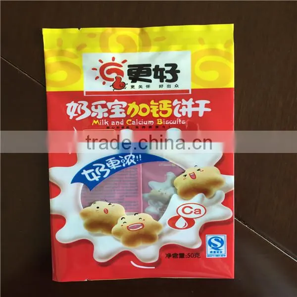 Printed Cookie Packaging/biscuit Packaging Bag/snack Plastic Packaging Sachet/stand up Pouch With Clear Window photo-5