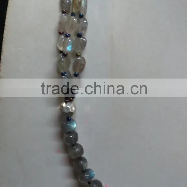 Labradorite Natural Gemstone Bead Stone Jewelry photo-3