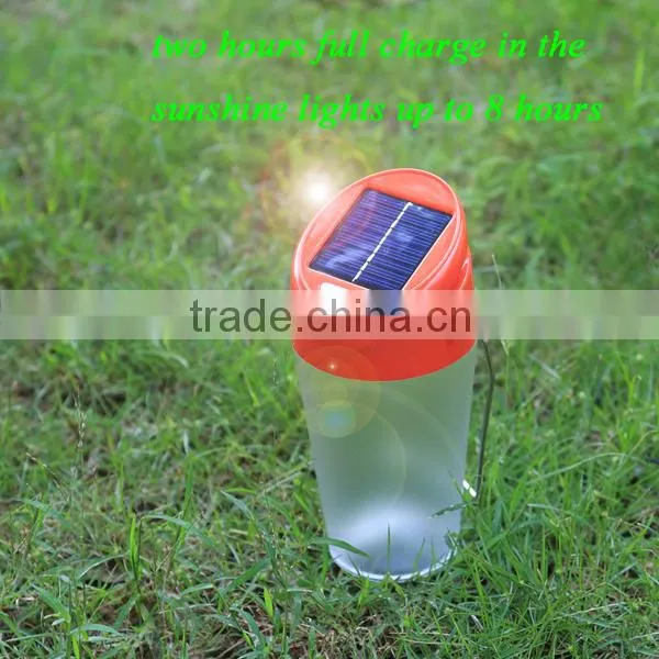 (hot) IPx41 Waterproof Led Light Portable Solar Power Garden Lamp photo-2