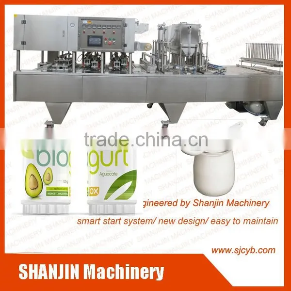 Yoghurt Cup Liquild Filling Sealing Machine/automatic Sealing Machine photo-2
