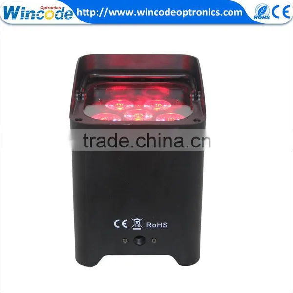 Warranty 1 Year Aluminum Die-casting Wireless Battery 6pcs 18W 6 in 1 Professional Stage Lighting photo-5