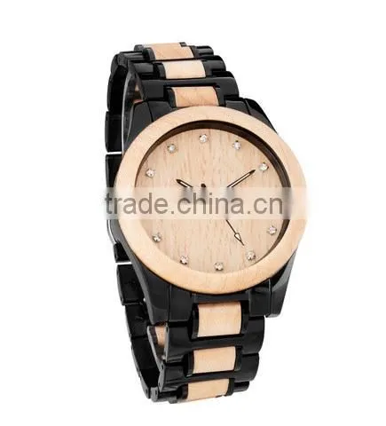 High Quality Miyota Movment Wood And Metal Watch Shenzhen Watch Factory photo-2