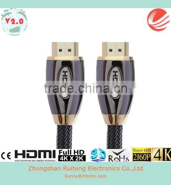 V2.0 Metal Shell HDMI Cable With Ethernet Support 3D and 4k From 0.5-40m photo-3