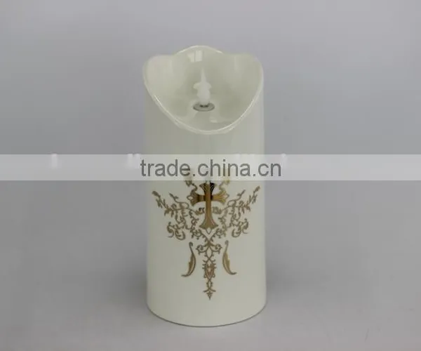Church Candle Flameless LED Candle in Ceramic photo-5