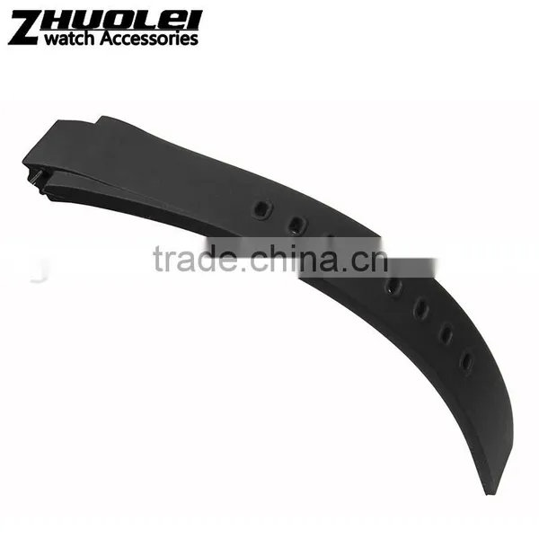 2015 New Style 25*16mm Silicone Watch Bracelet With Stainless Steel Pin Buckle Wholesale 3PCS photo-4