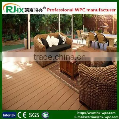 WPC Decking for Swimming Pool Composite Decking With Crack-resistant Deck photo-5