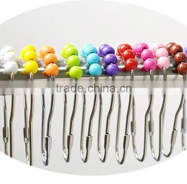 Shower Curtain Hooks / Shower Curtain Hooks, Chrome, 12-Pack /Curtain Accessories - Shower Curtain Hooks photo-3