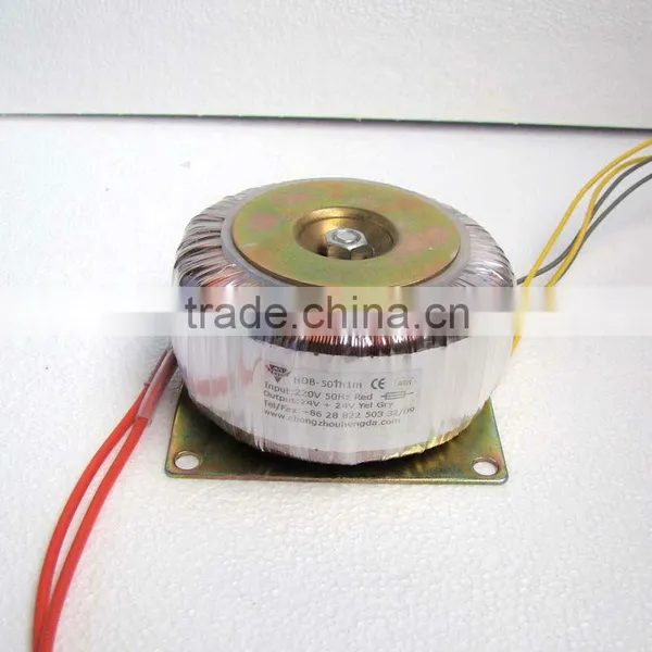 Manufacturing Toroidal Transformer BOD-3150VA With CE ROHS Certification 220VAC to 110VAC 24VAC