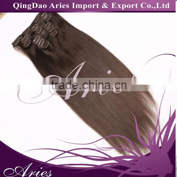 2016 Fast Selling Cheap Products Grade 5A 26 Inch Human Hair Remy Clip In Hair Extensions For photo-4