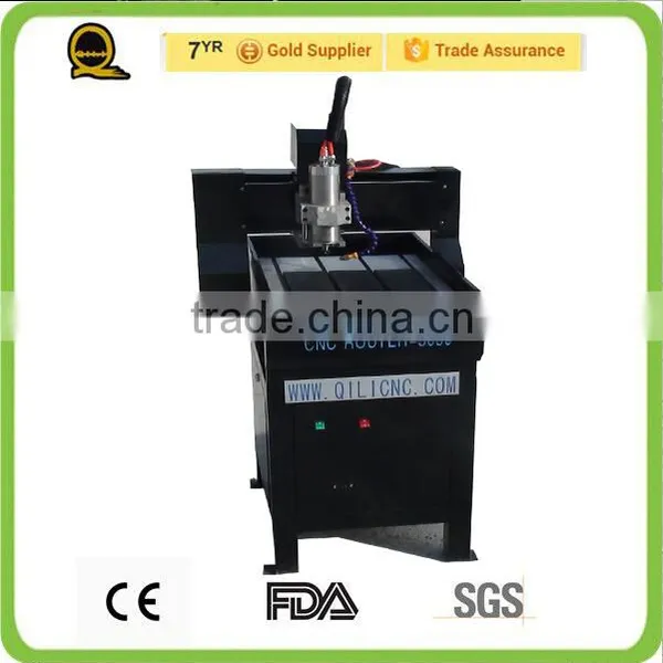 QL-3030 High Precision With Table Moving 3030 Metal Engraving Cnc Mini Router photo-3