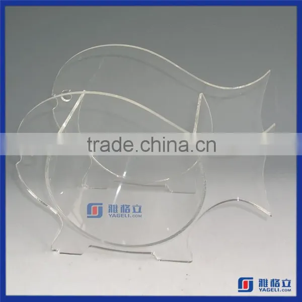 Manufacturer Supplier Fish Shaped Acrylic Fish Tank / Plexiglass Aquarium Stand / Pmma Fish Bowl Stands photo-3