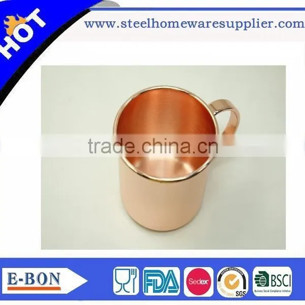 Hot Sale Pure Coper Manufacturer Moscow Mule Copper Solid Mug Quality Choice photo-2