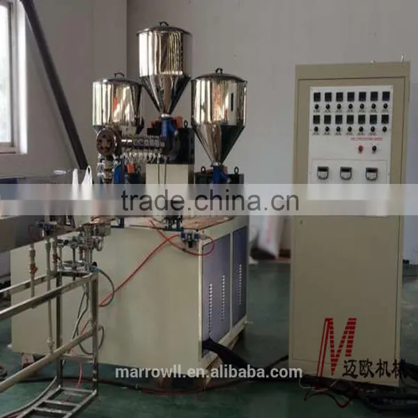 Three Color Matching Straw Extruder