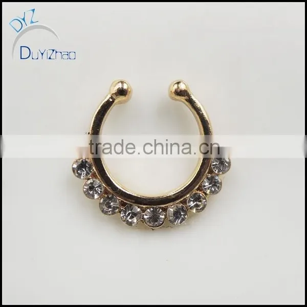 Fashion Piercing Gemmed Septum Clicker photo-2