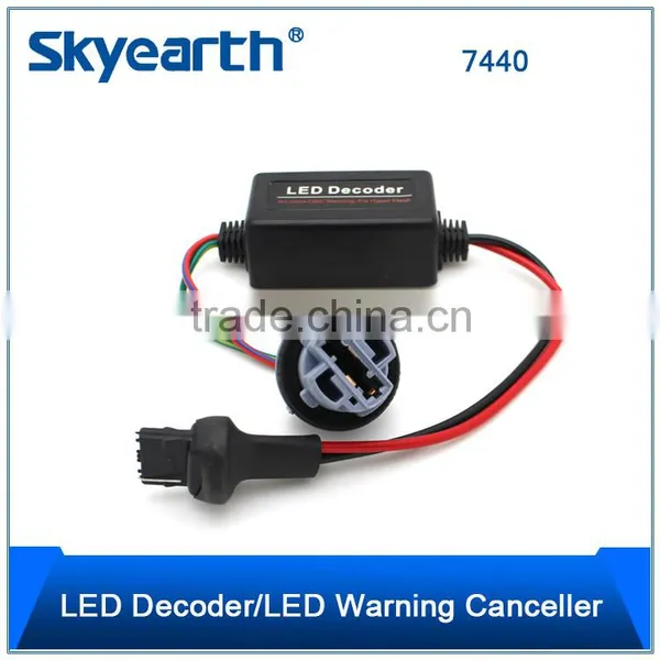 French Auto Parts Led Warning Canceller for 7440/t20 Back up Light/brake Light Canbus Decoder photo-3