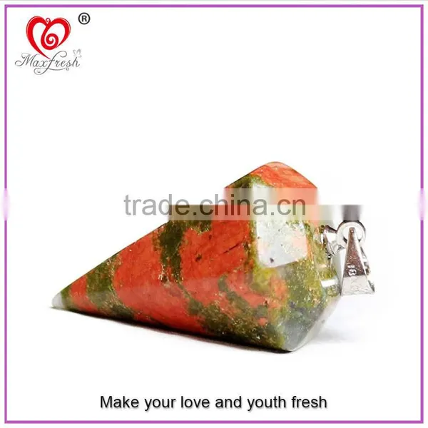 Fashion Pendant Necklace Customized Gemstone Beads New Elegant Natural Rock Crystal Cone-Shaped Pendants, Semi Precious Pendants photo-5