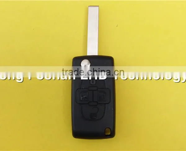 Hot Sale 4 Button Car Key Cover for Citroen C8 Flip Remote Key Fob Case Shell photo-2