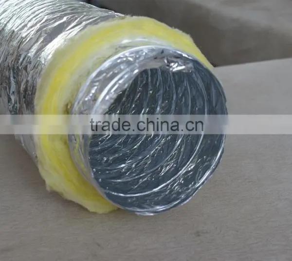 High Qualtiy Insulated Aluminum Duct With Yellow Wool 25mm photo-6