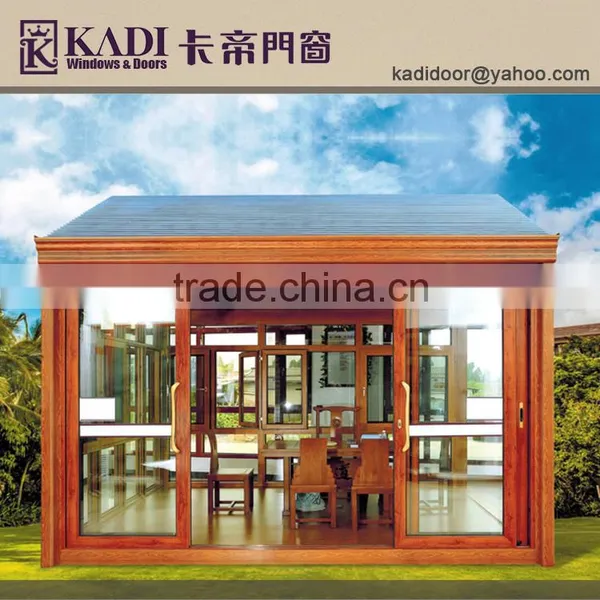 Glass Sun Room With Aluminum Windows & Doors