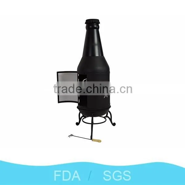NengFeng Hot Selling Fire Pit With Chimney Large Heavy Fire Pit Garden Fire Pit Wood Burning Fire Pit photo-2