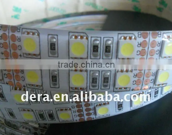 high power 12V 34.5w SMD5050 144pcs double led flexible strip
