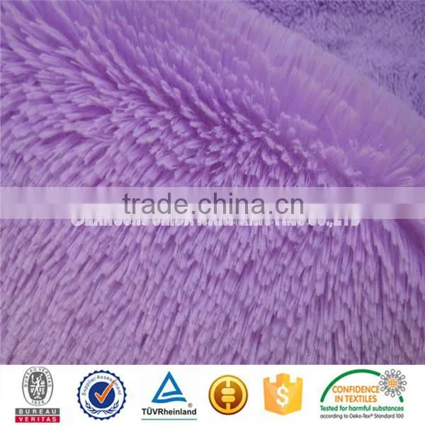 Polyester Warp Knitted Strechy Pulsh Fabric for Making Toys photo-3