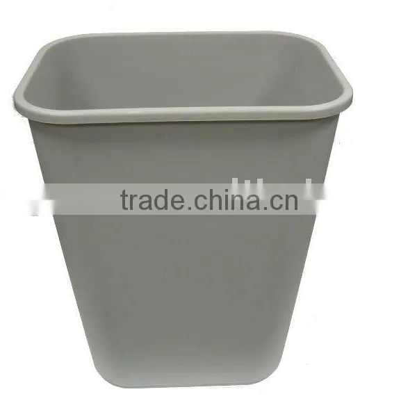 39, 26.5. 12. Liters Gray Office Plastic Waste Bins