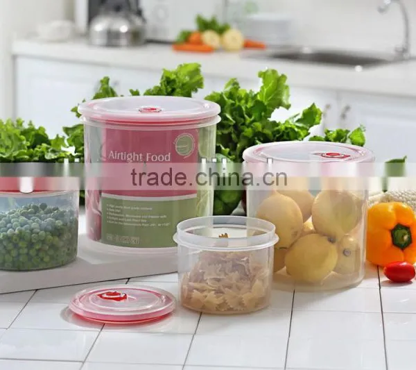 3150ml Round Airtight Vented Food Storage Container GL9050-S photo-3