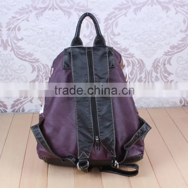 China Factory Supplier PU France Fashion Backpack photo-3