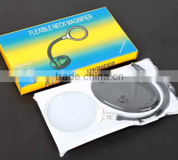 Spring Pipe Magnifier Table Reading Magnifiers for Elderly photo-6