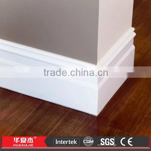 White Vinyl PVC Foam Mouldings for Construction