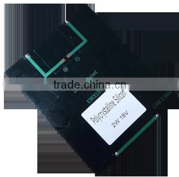 OEM 2.0W 18V Small Size Pet Laminated Mini Solar Panel photo-2