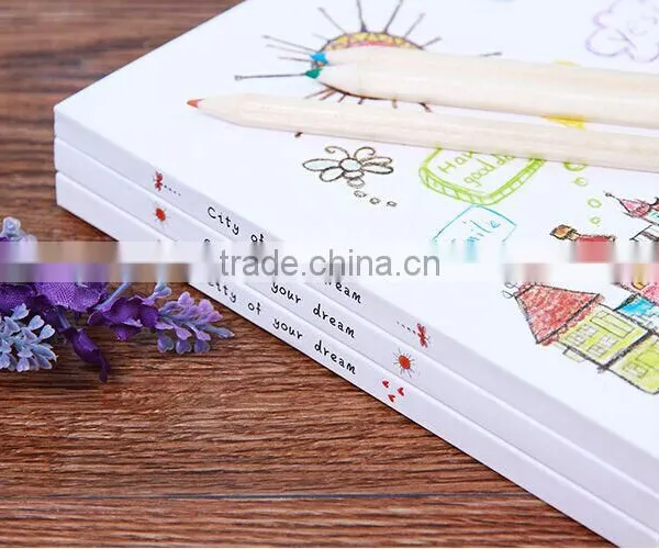 Blank Sketch Book Kids Children Drawing Pad Kraft Paper Notebook School Supplies 2016 photo-4