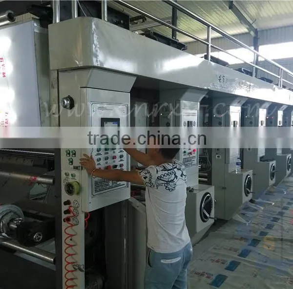 Automatic Computer Register and PLC Control Rotogravure Printing Machine