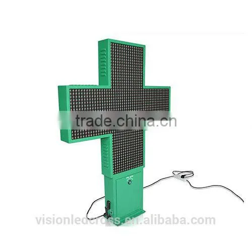 LED Cross for Pharmacy (Croix de Pharmacie) photo-2