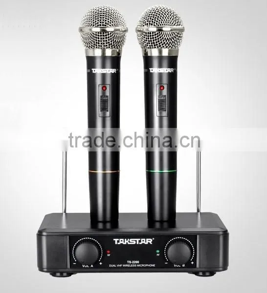 High Quality VHF Wireless Microphone for Karaoke Vhf Wireless Microphone TS-2200 photo-3