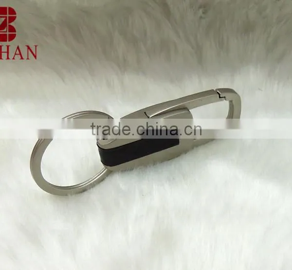 Gentleman Style Matte Zinc Alloy Keychain photo-3