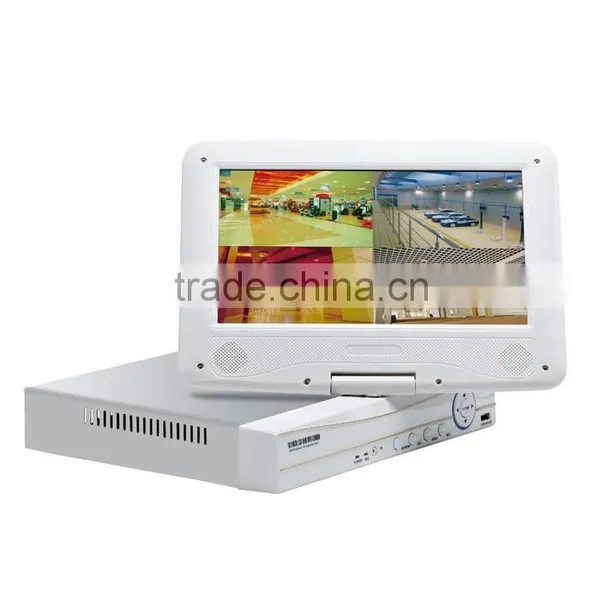 Hot Selling for 4CH AHD (AHD/DVR/NVR/HVR) LCD DVR 10.1 Inch LCD H.264 Network DVR HK-AHD1004M photo-3