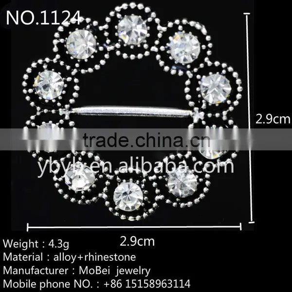 Restoring Ancient Ways Round Metal Diy Hair Material Hair of Diamond Drill Buckle Pearl Manual Headdress-1124 photo-2
