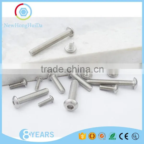 China Wholesale Websites Stainless Steel Hex Socket Pan Head Machine Screws photo-4