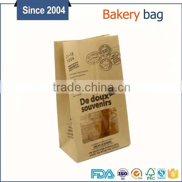 Kraft Bakery Paper Bag,flat Bottom Bread Paper Bags photo-4