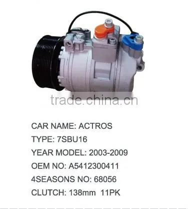 A/C Compressor For MERCEDES-BENZ ACTROS