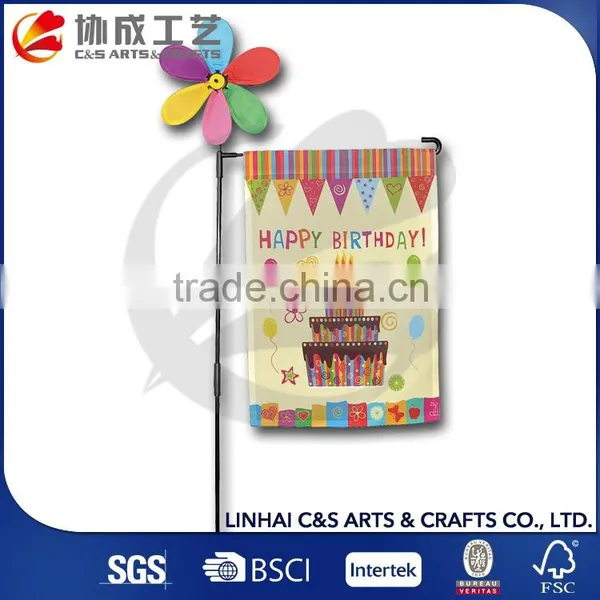 Silk-Screen Garden Flag Stands photo-2