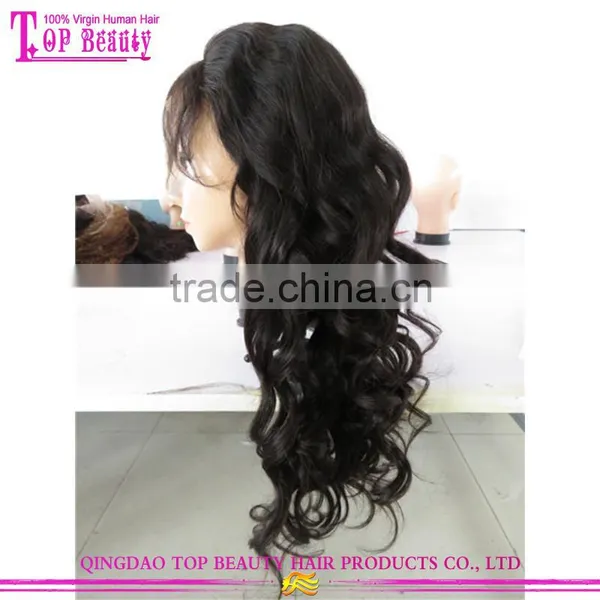 China Factory Indian Natural Hair Wig 100% Virgin Human Natural Girls Hair Wig photo-3